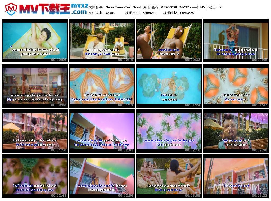 Neon Trees-Feel Good_英语_流行_MC900659